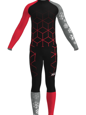 Podiumwear Unisex Gold Two-Piece Race Suit