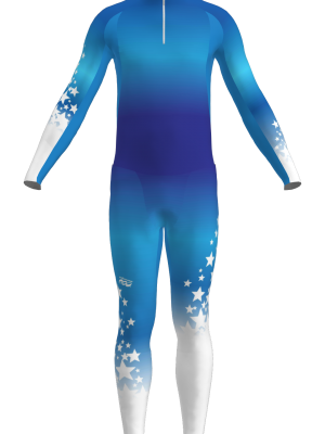 Podiumwear Unisex Gold Two-Piece Race Suit