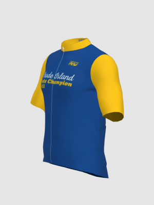 Podiumwear Men's Gold Full Zip Jersey