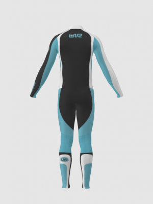 Podiumwear Unisex Gold Two-Piece Race Suit