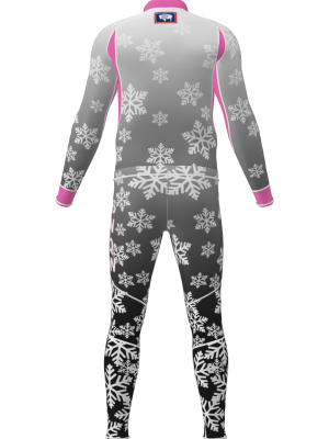 Podiumwear Unisex Gold Two-Piece Race Suit