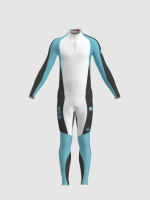 Podiumwear Unisex Gold Two-Piece Race Suit