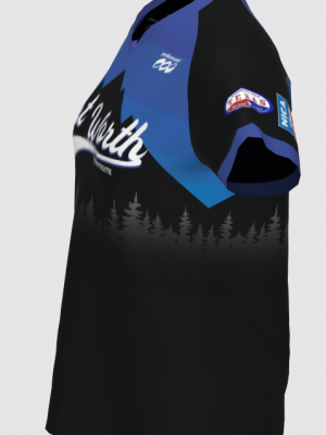 Podiumwear Women's Silver Short Sleeve MTB Jersey - NEW FABRIC 2025!