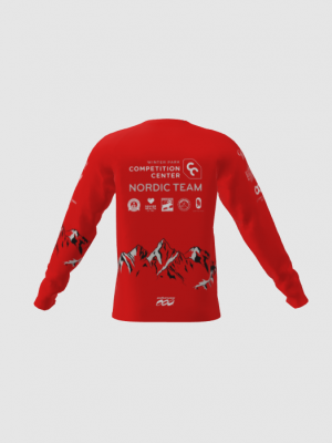 Podiumwear Unisex Silver Long Sleeve Tech Tee - New Fabric 2025!
