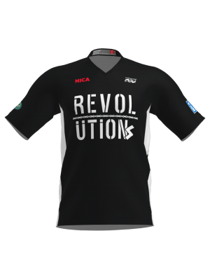 Podiumwear Men's Silver Short Sleeve MTB Jersey - New Fabric 2025!