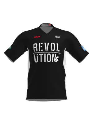 Podiumwear Men's Silver Short Sleeve MTB Jersey - New Fabric 2025!