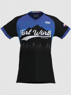 Podiumwear Women's Silver Short Sleeve MTB Jersey