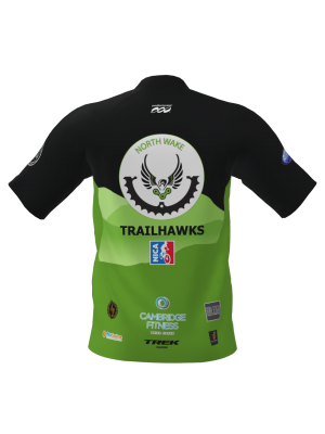 Podiumwear Men's Silver Short Sleeve MTB Jersey - New Fabric 2025!