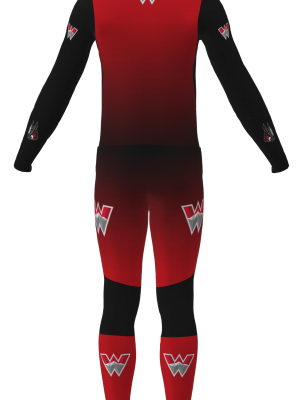 Podiumwear Unisex Gold Two-Piece Race Suit