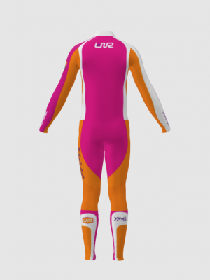 Podiumwear Unisex Gold Two-Piece Race Suit