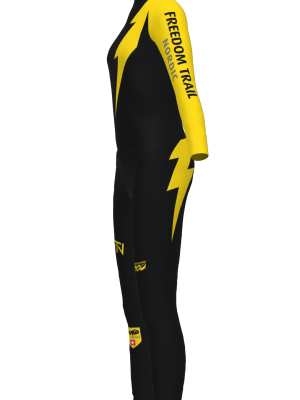 Podiumwear Women's Gold Two-Piece Race Suit