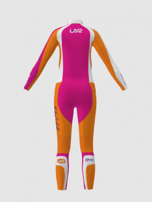 Podiumwear Women's Gold Two-Piece Race Suit