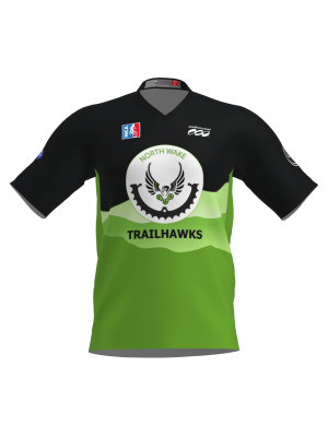 Podiumwear Men's Silver Short Sleeve MTB Jersey - New Fabric 2025!