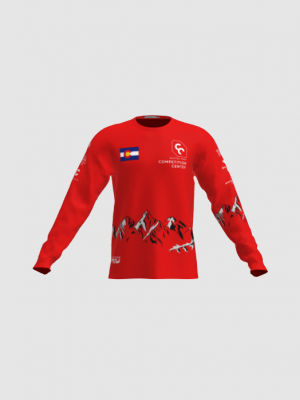 Podiumwear Unisex Silver Long Sleeve Tech Tee - New Fabric 2025!
