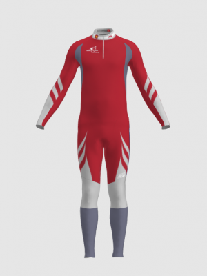 Podiumwear Unisex Gold Two-Piece Race Suit