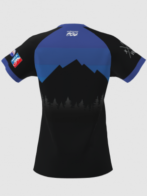 Podiumwear Women's Silver Short Sleeve MTB Jersey - NEW FABRIC 2025!
