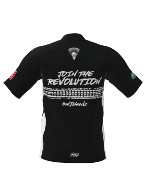 Podiumwear Men's Silver Short Sleeve MTB Jersey - New Fabric 2025!