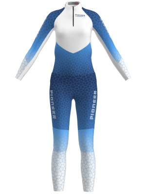 Podiumwear Women's Gold Two-Piece Race Suit