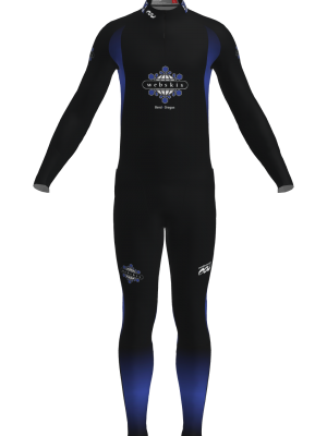 Podiumwear Unisex Gold Two-Piece Race Suit