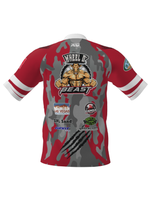 Podiumwear Men's Silver Short Sleeve MTB Jersey - New Fabric 2025!