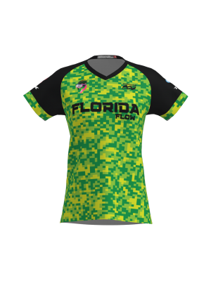Podiumwear Women's Silver Short Sleeve MTB Jersey - NEW FABRIC 2025!