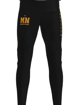 Podiumwear Unisex Gold Warm Up Pants