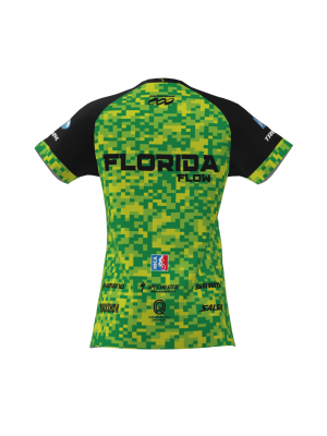 Podiumwear Women's Silver Short Sleeve MTB Jersey - NEW FABRIC 2025!