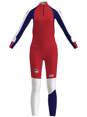 Podiumwear Women's Gold Two-Piece Race Suit