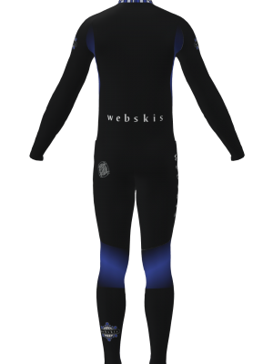 Podiumwear Unisex Gold Two-Piece Race Suit