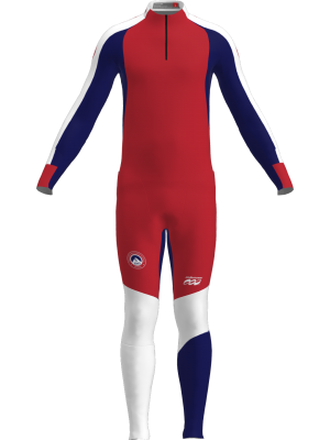 Podiumwear Unisex Gold Two-Piece Race Suit