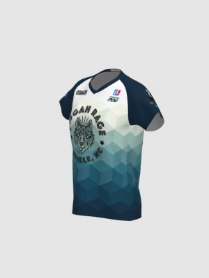 Podiumwear Women's Silver Short Sleeve MTB Jersey - NEW FABRIC 2025!