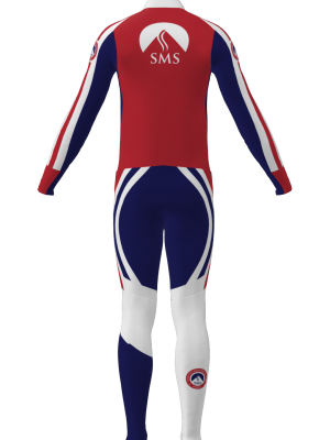 Podiumwear Unisex Gold Two-Piece Race Suit