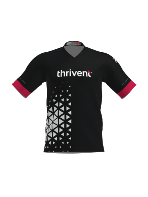 Podiumwear Men's Silver Short Sleeve MTB Jersey - New Fabric 2025!