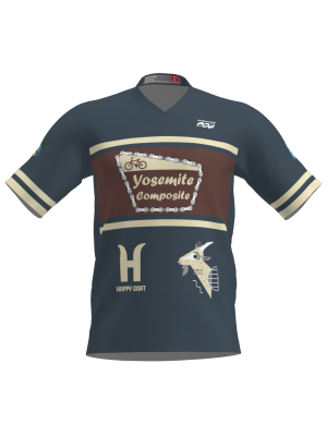 Podiumwear Men's Silver Short Sleeve MTB Jersey - New Fabric 2025!