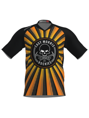 Podiumwear Men's Silver Short Sleeve MTB Jersey - New Fabric 2025!
