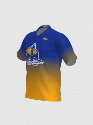Podiumwear Men's Silver Short Sleeve MTB Jersey - New Fabric 2025!
