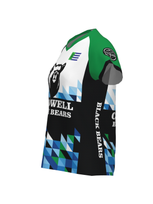 Podiumwear Women's Silver Short Sleeve MTB Jersey - NEW FABRIC 2025!