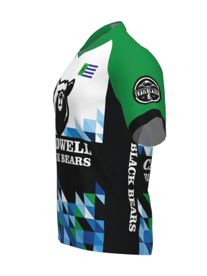 Podiumwear Men's Silver Short Sleeve MTB Jersey - New Fabric 2025!