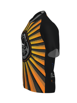 Podiumwear Men's Silver Short Sleeve MTB Jersey - New Fabric 2025!