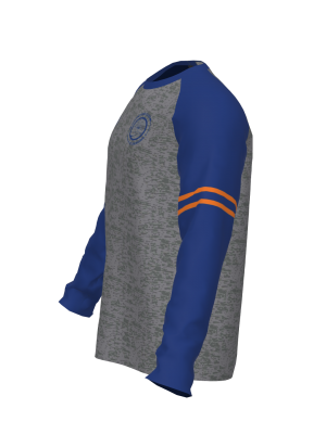 Podiumwear Unisex Silver Long Sleeve Tech Tee - New Fabric 2025!