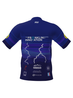 Podiumwear Men's Silver Short Sleeve MTB Jersey - New Fabric 2025!