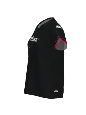 Podiumwear Women's Silver Short Sleeve MTB Jersey - NEW FABRIC 2025!