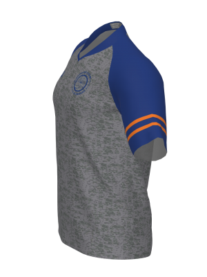 Podiumwear Men's Silver Short Sleeve MTB Jersey - New Fabric 2025!
