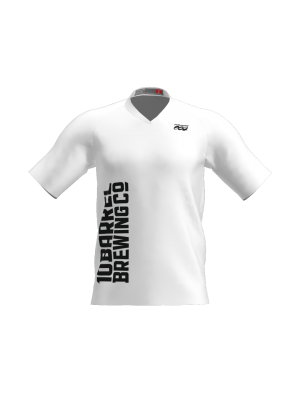 Podiumwear Men's Silver Short Sleeve MTB Jersey - New Fabric 2025!