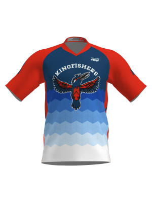 Podiumwear Men's Silver Short Sleeve MTB Jersey - New Fabric 2025!