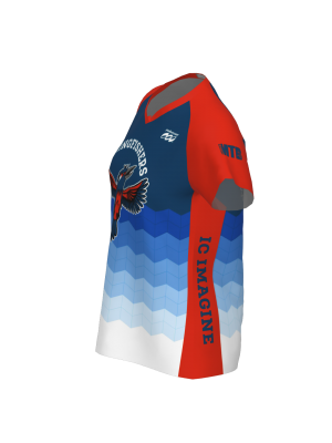 Podiumwear Women's Silver Short Sleeve MTB Jersey - NEW FABRIC 2025!