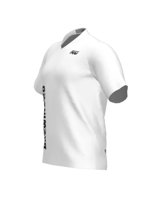 Podiumwear Men's Silver Short Sleeve MTB Jersey - New Fabric 2025!