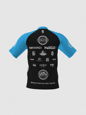 Podiumwear Men's Silver Short Sleeve MTB Jersey - New Fabric 2025!