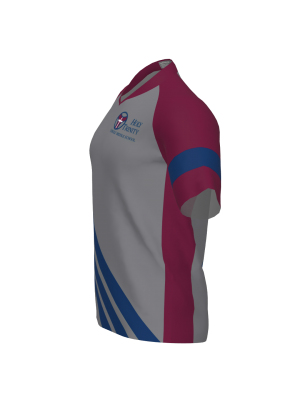 Podiumwear Men's Silver Short Sleeve MTB Jersey - New Fabric 2025!