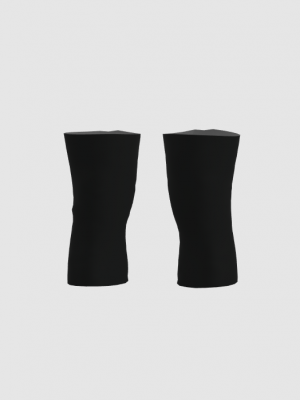 Podiumwear Dyed Black Kneewarmers